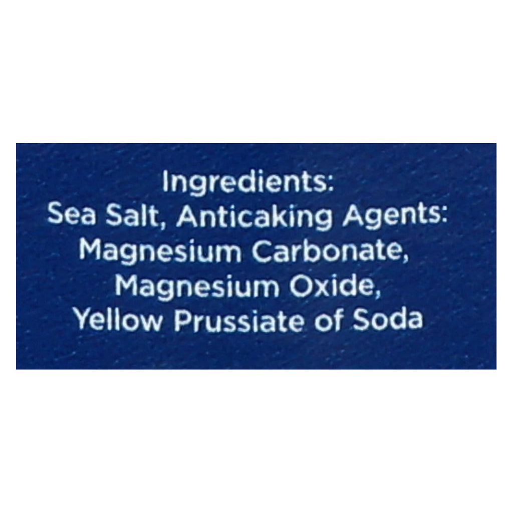 La Baleine Sea Salt Sea Salt - Fine - 26.5 oz - case of 12
