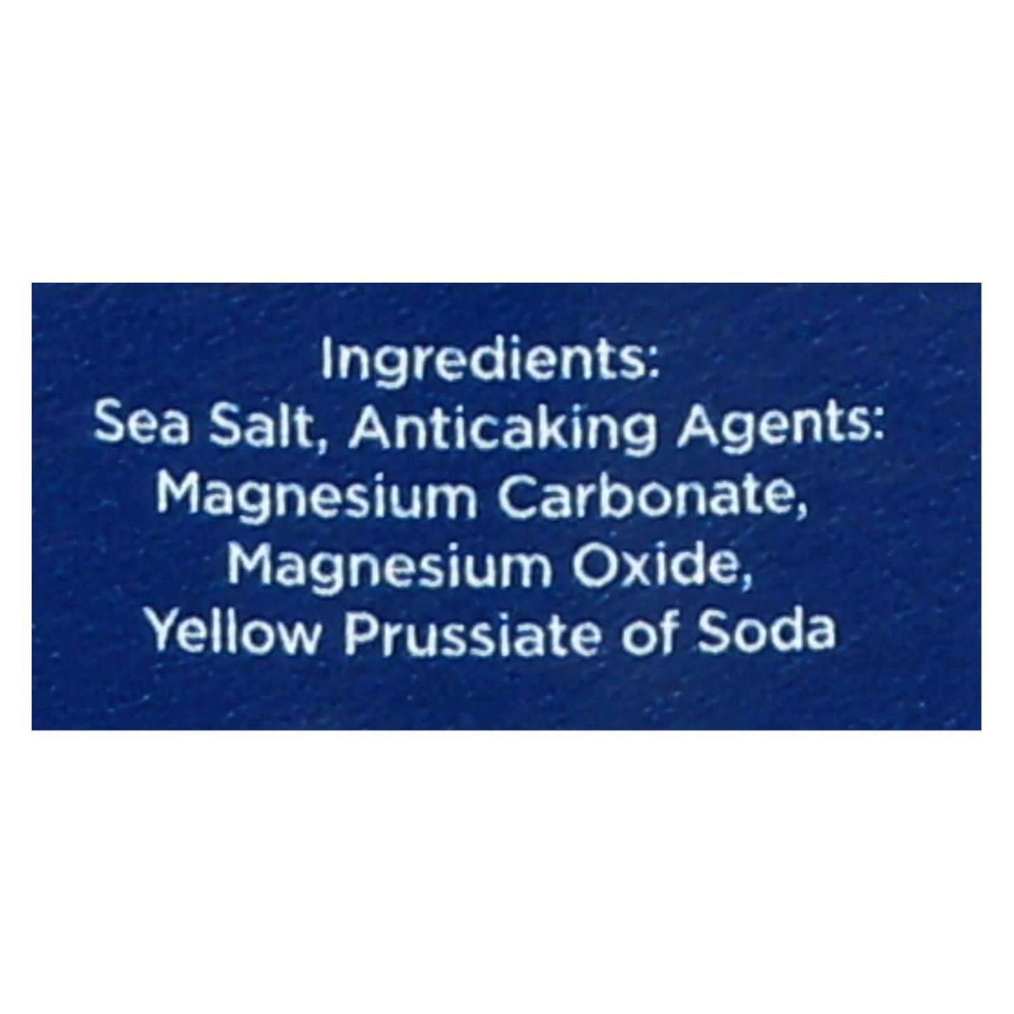 La Baleine Sea Salt Sea Salt - Fine - 26.5 oz - case of 12
