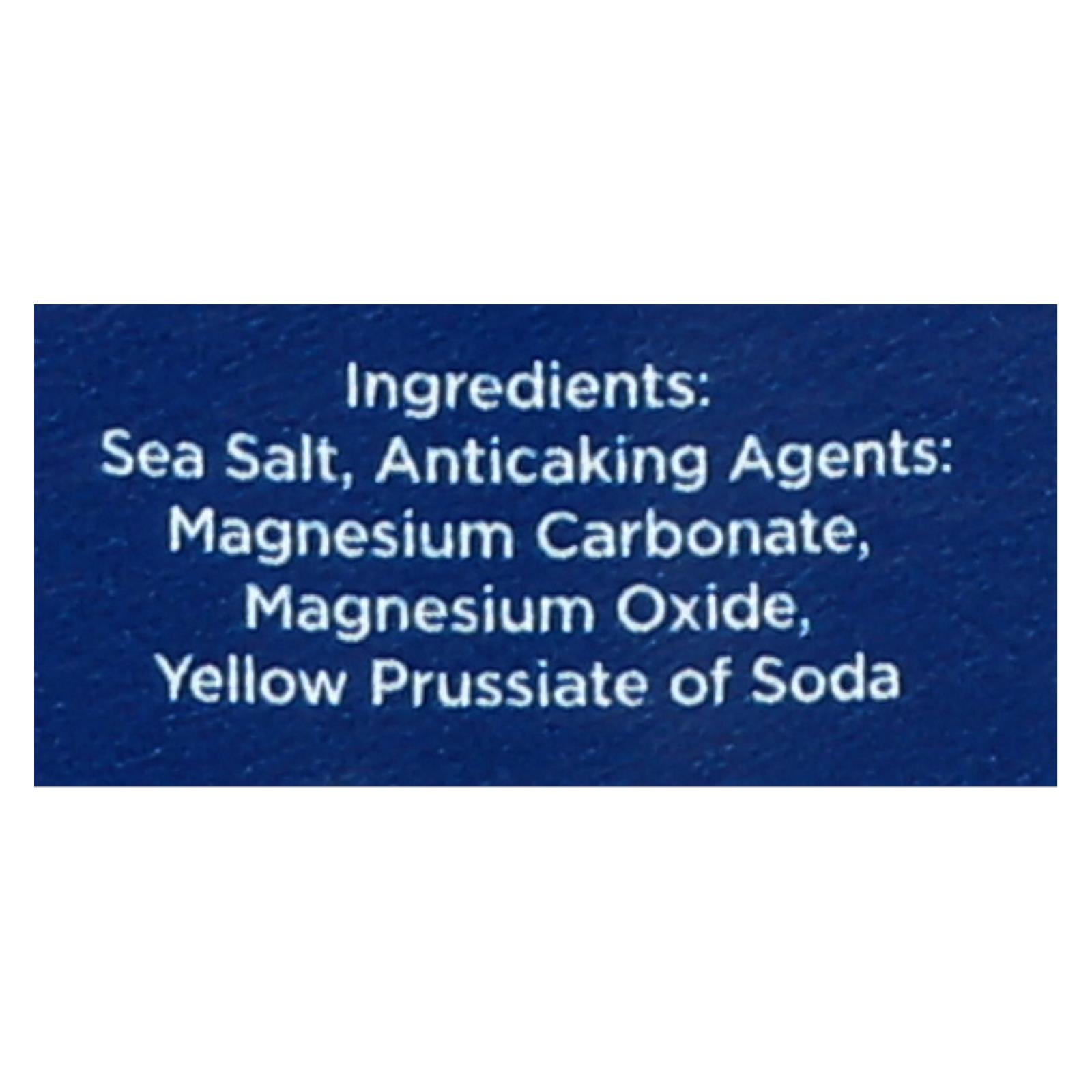La Baleine Sea Salt Sea Salt - Fine - 26.5 oz - case of 12