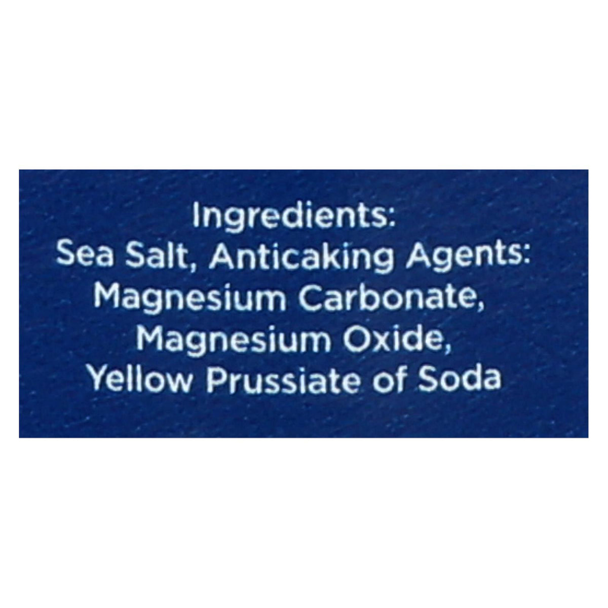 La Baleine Sea Salt Sea Salt - Fine - 26.5 oz - case of 12
