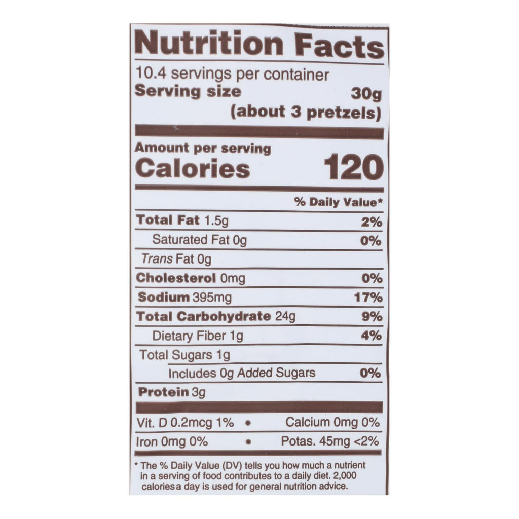 Unique Pretzels - Splits - Extra Dark - Case of 12 - 11 oz.
