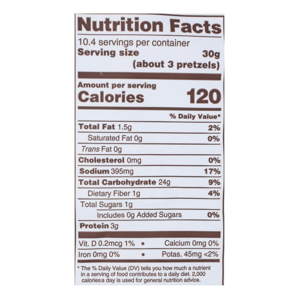 Unique Pretzels - Splits - Extra Dark - Case of 12 - 11 oz.
