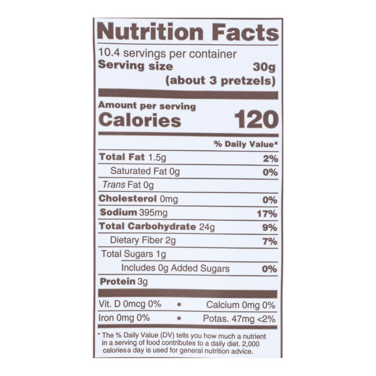 Unique Pretzels - Splits - Multi Grain - Case of 12 - 11 oz.