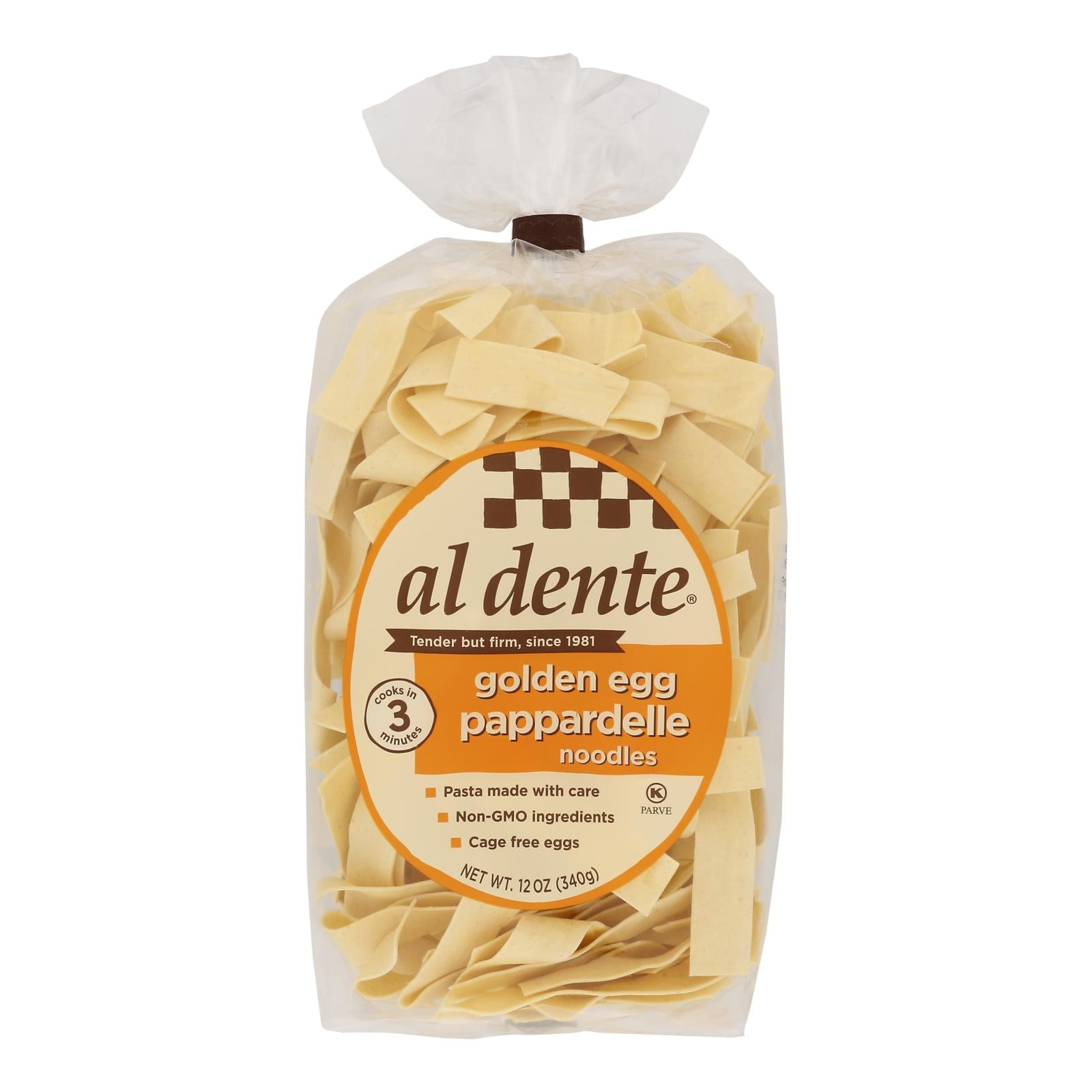 Al Dente - Pappardelle - Golden Egg - Case of 6 - 12 oz.