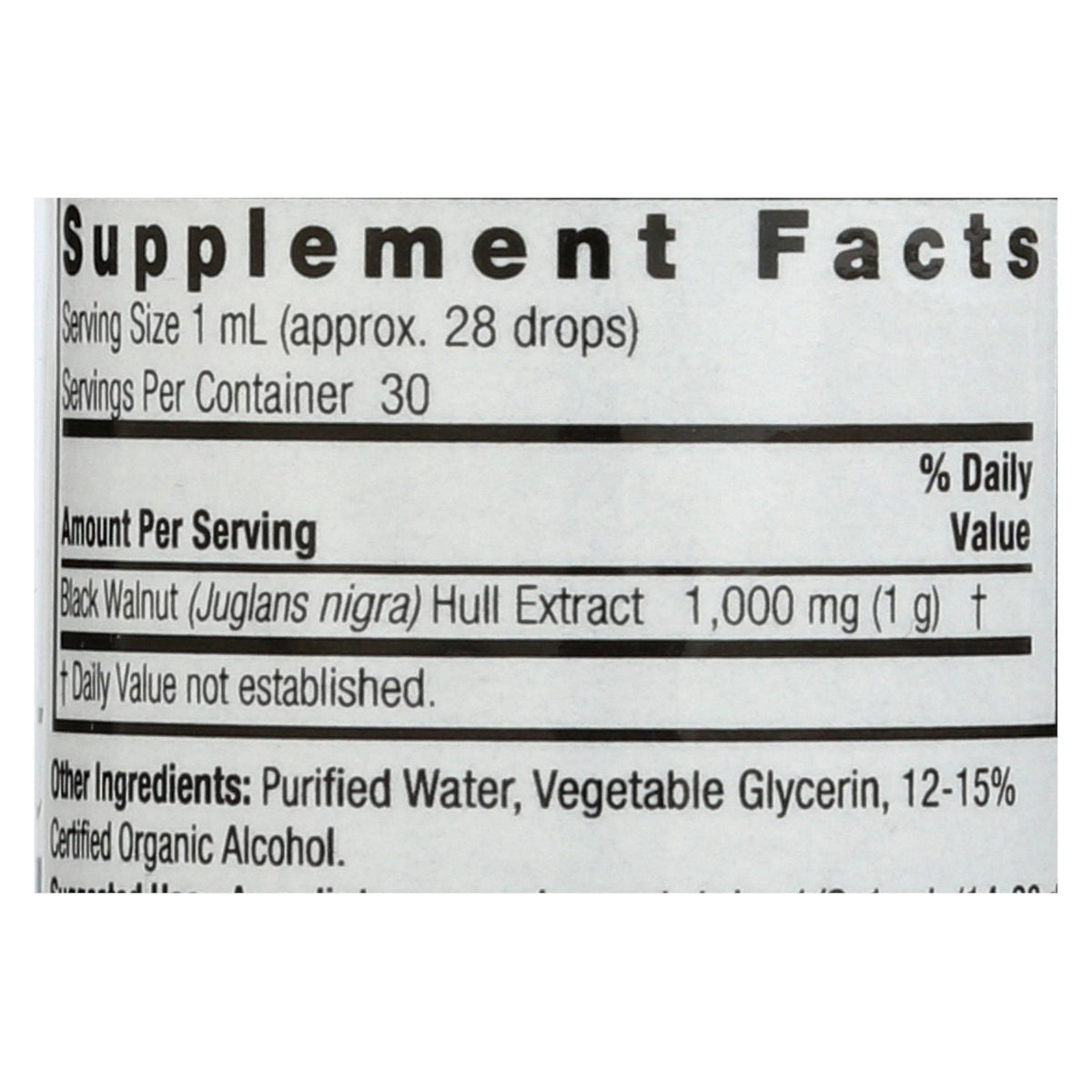 Nature's Answer - Black Walnut Hulls - 1 fl oz