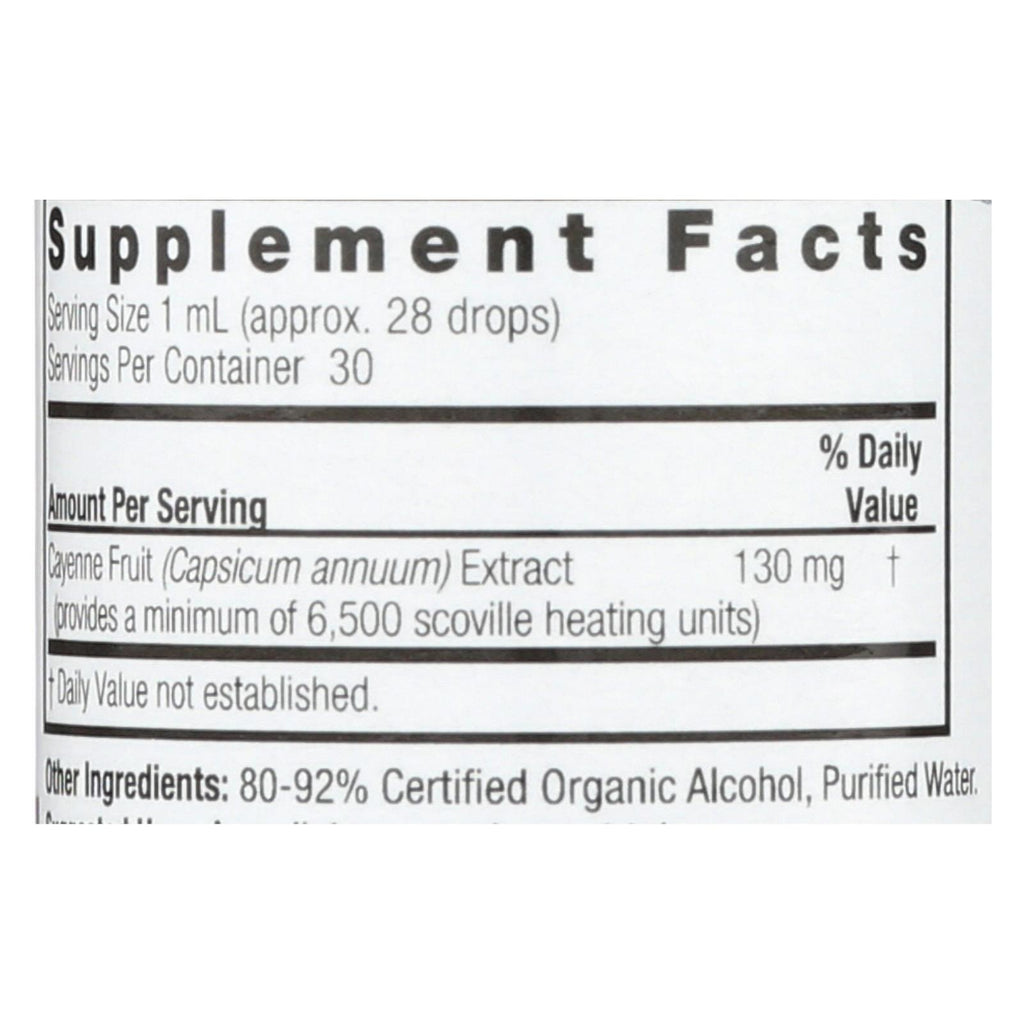 Nature's Answer - Cayenne Fruit - 1 fl oz
