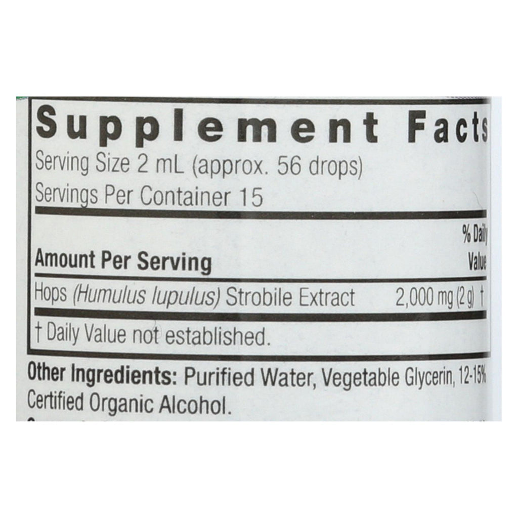 Nature's Answer - Hops Strobile Extract - 1 fl oz
