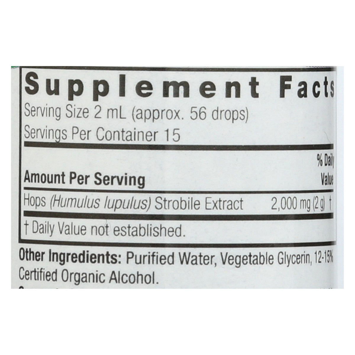 Nature's Answer - Hops Strobile Extract - 1 fl oz