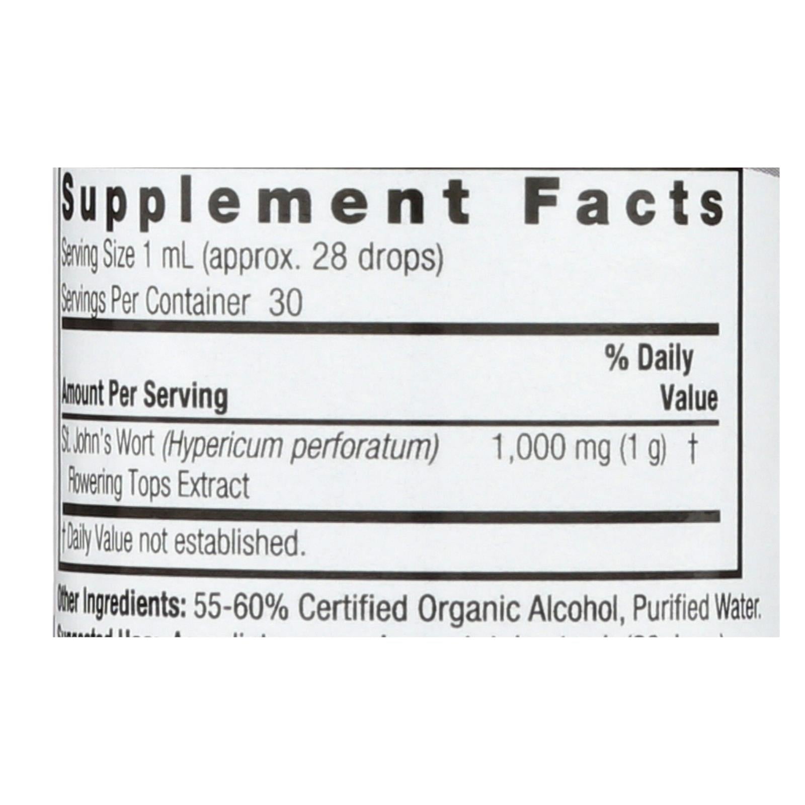 Nature's Answer - St John's Wort Young Flowering Tops - 1 fl oz