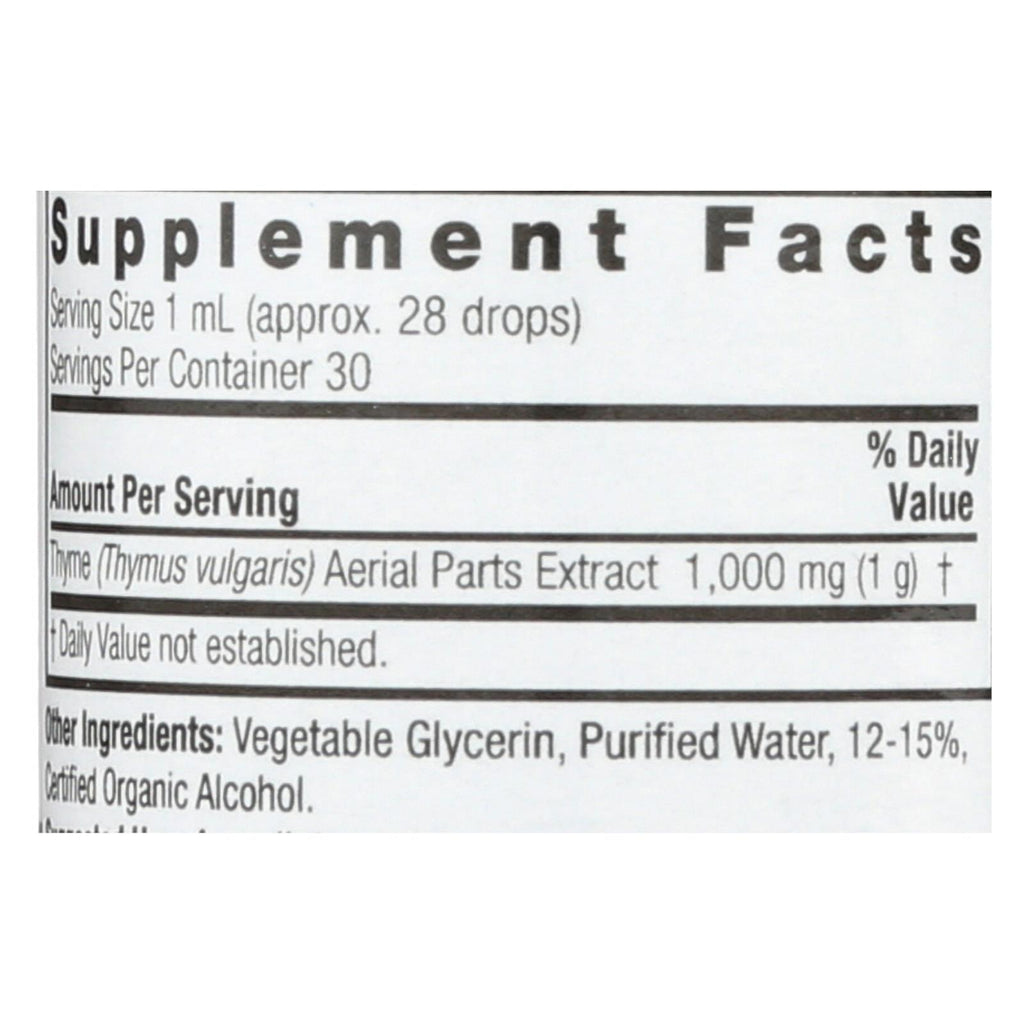Nature's Answer - Thyme - 1 oz