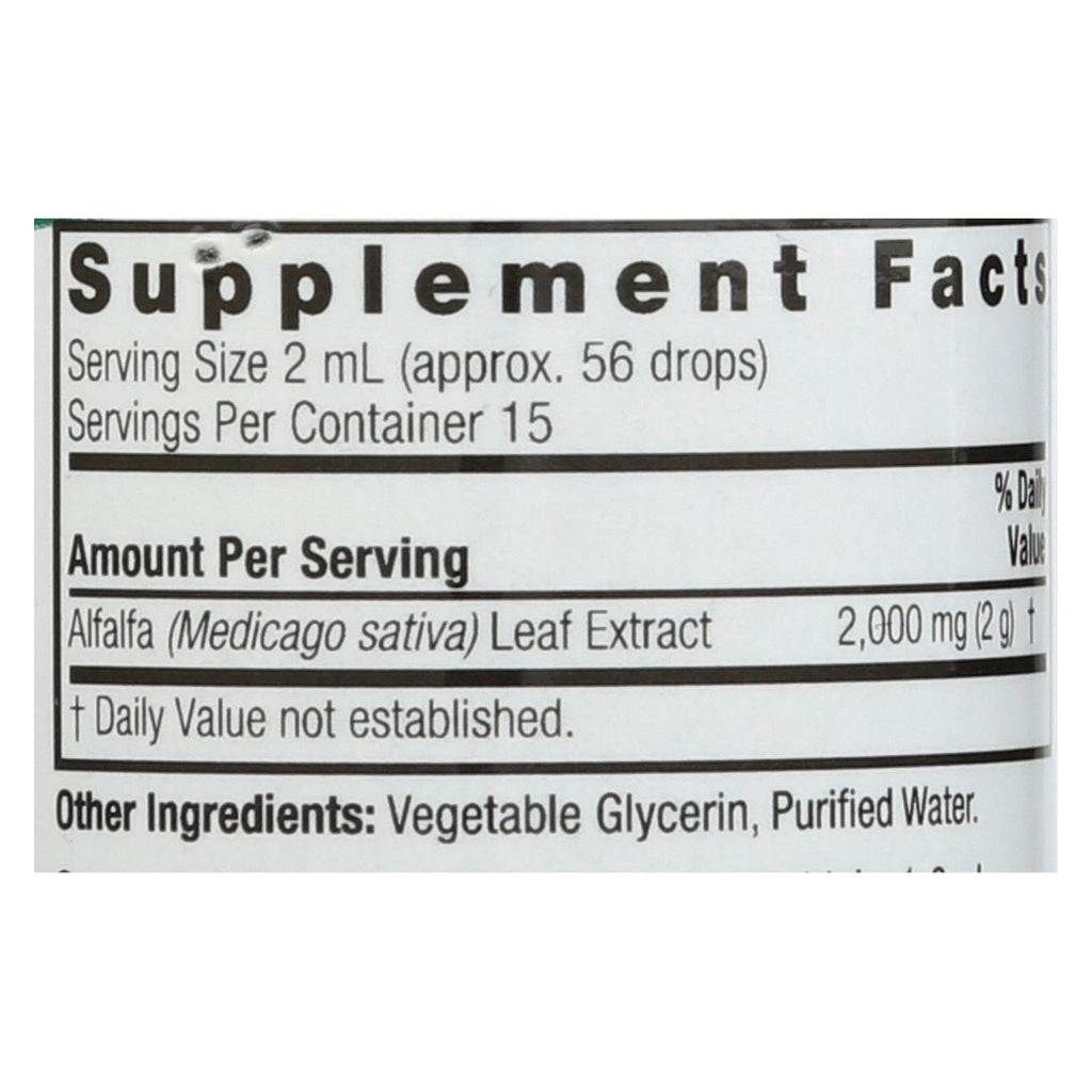 Nature's Answer - Alfalfa Herb - 1 fl oz