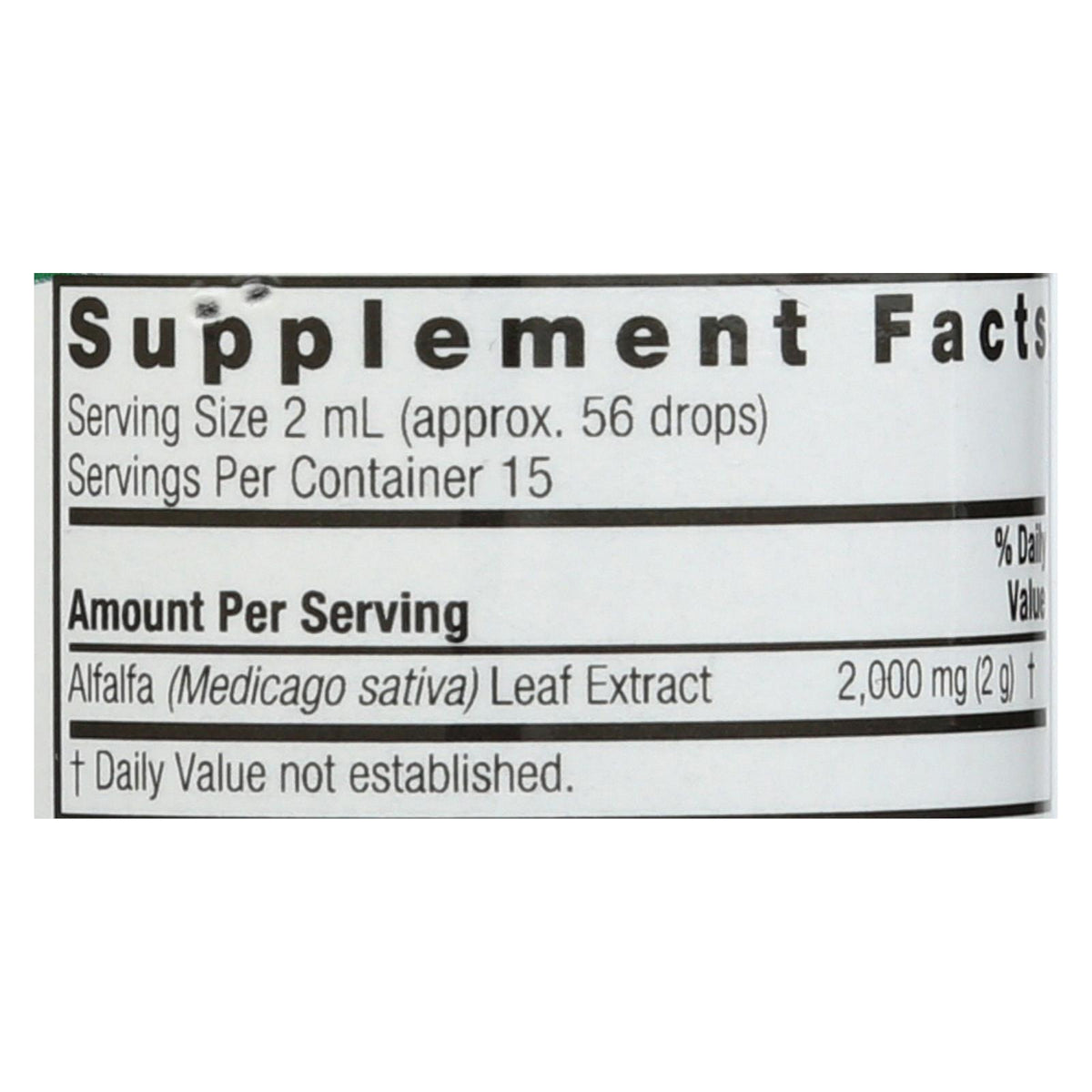 Nature's Answer - Alfalfa Herb - 1 fl oz