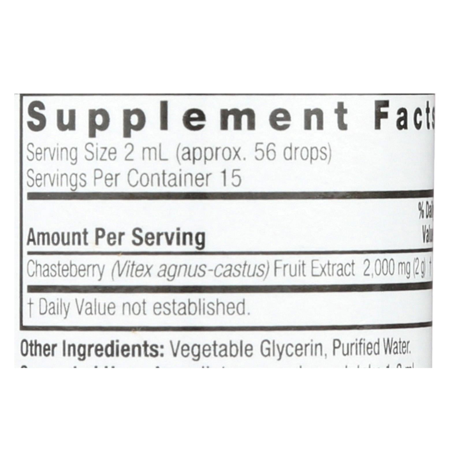 Nature's Answer - Vitex Berry Alcohol Free - 1 fl oz