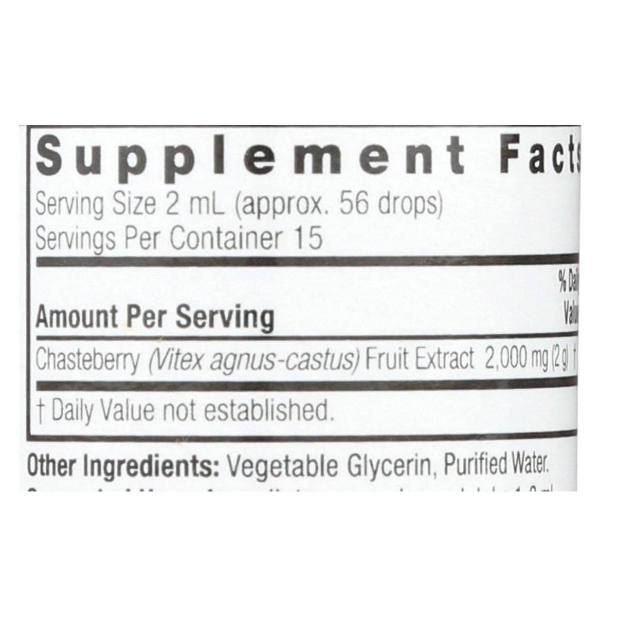 Nature's Answer - Vitex Berry Alcohol Free - 1 fl oz