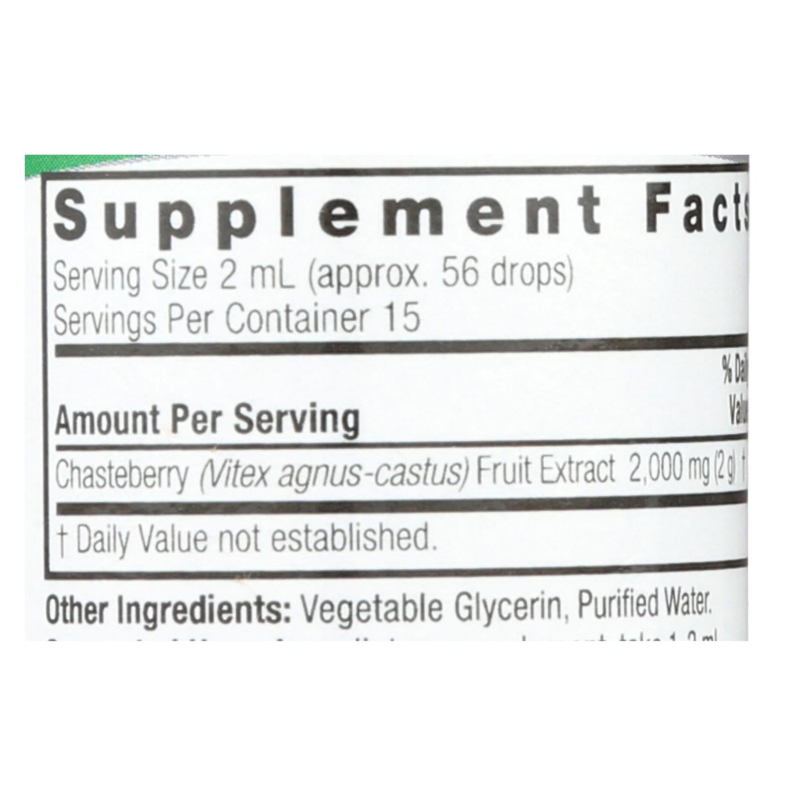 Nature's Answer - Vitex Berry Alcohol Free - 1 fl oz