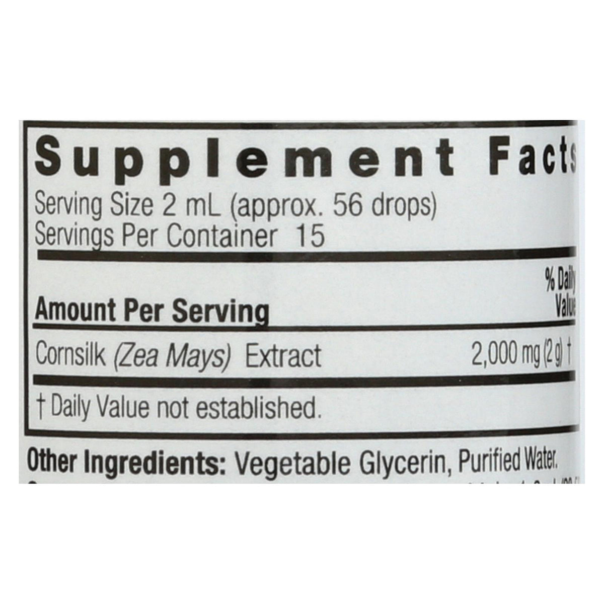 Nature's Answer - Cornsilk Alcohol Free - 1 fl oz