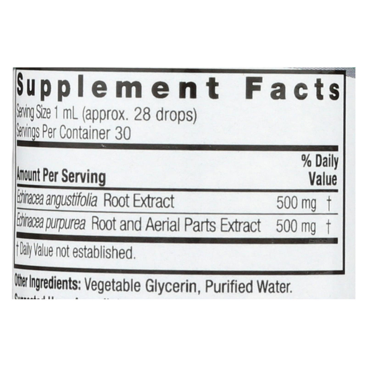 Nature's Answer - Echinacea - 1 fl oz
