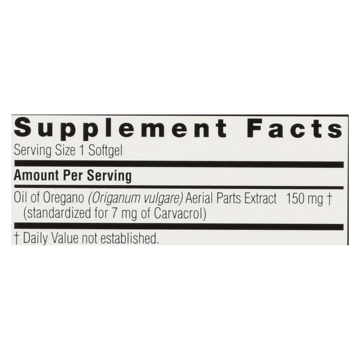 Nature's Answer - Oil of Oregano - 90 Softgels