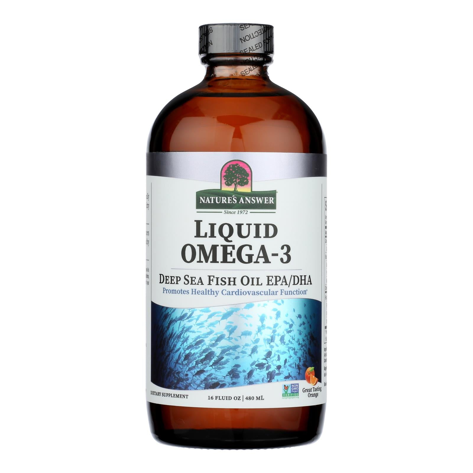 Nature's Answer - Liquid Omega-3 Fish Oil - 16 fl oz