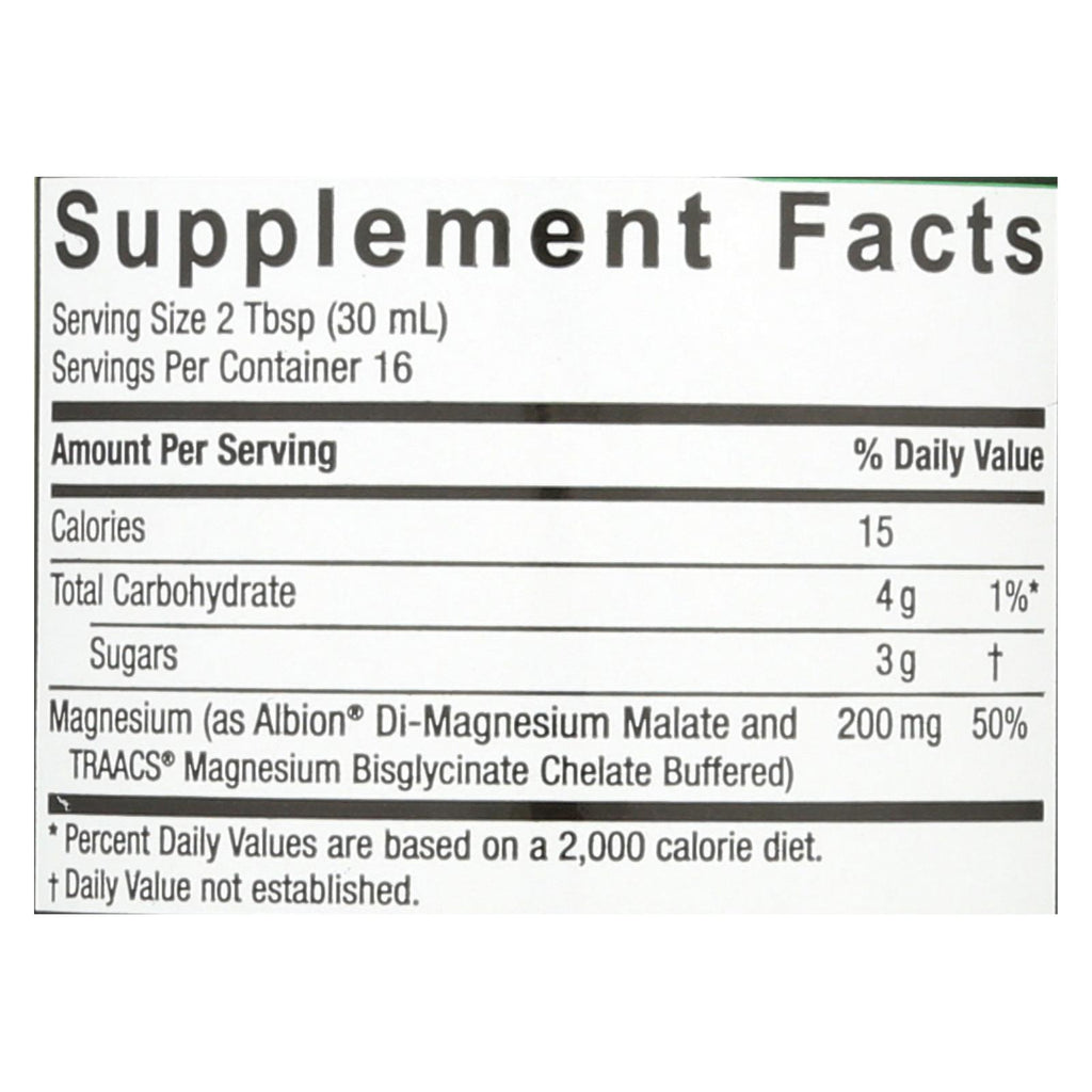 Nature's Answer - Magnesium Malate and Glycinate - Liquid - 16 fl oz