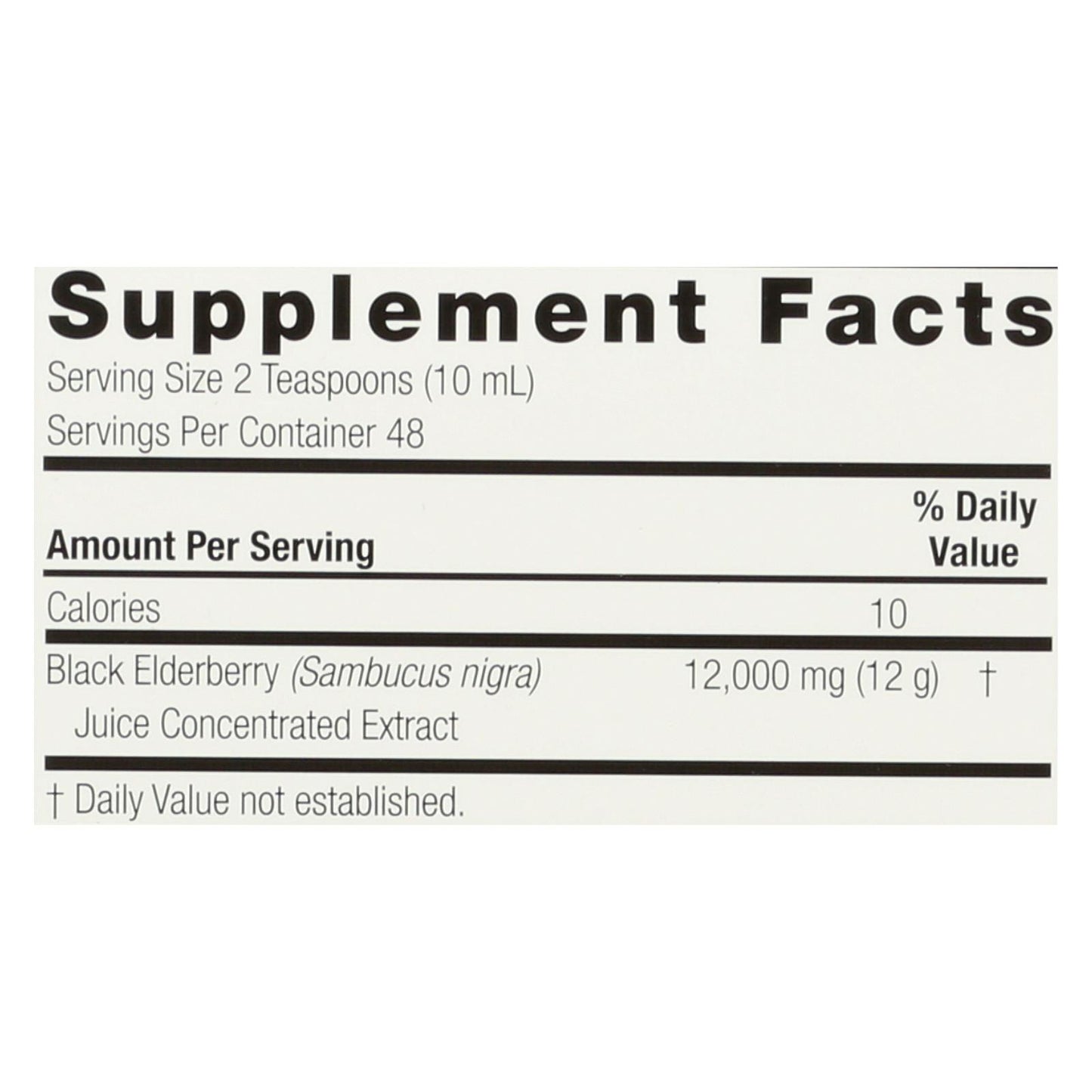 Nature's Answer - Sambucus - Original - Family Size - 16 oz
