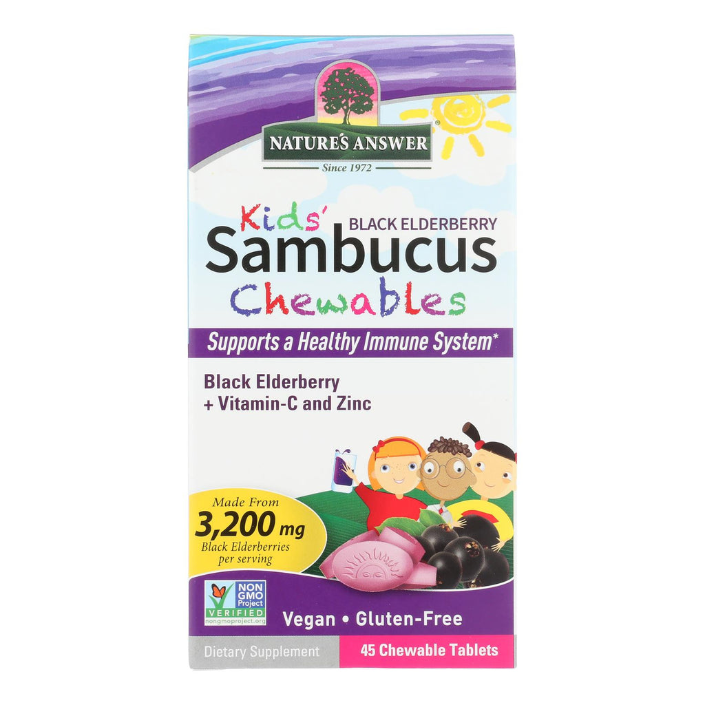Nature's Answer - Sambucus Chews Kids - 1 Each-45 CT