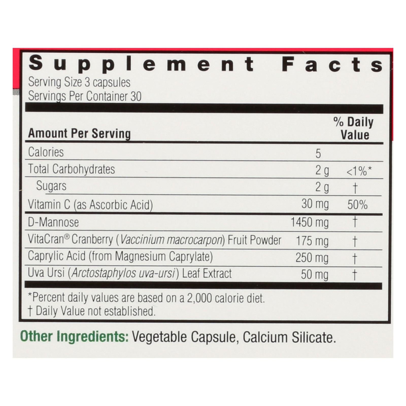 Nature's Answer Ut Answer Dietary Supplement  - 1 Each - 90 VCAP