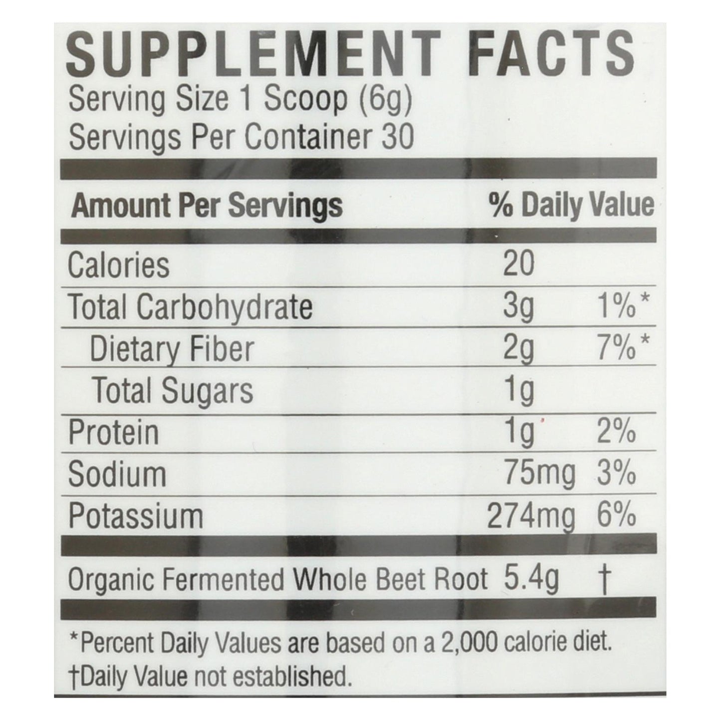 Nature's Answer - Whole Beets Powder Frmntd - 1 Each - 6.34 OZ