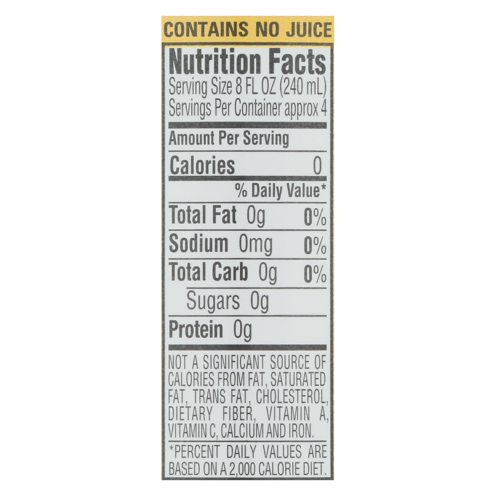 Ice Mountain - Sparkling Water - Lively Lemon - Case of 12 - 33.8 fl oz.