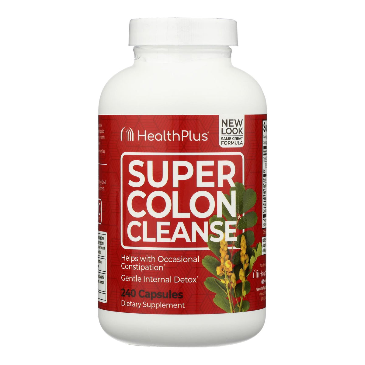 Health Plus - Super Colon Cleanse - 500 mg - 240 Capsules