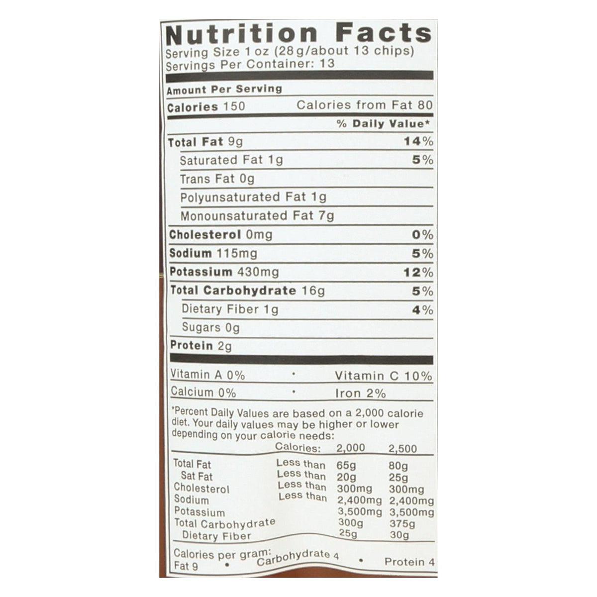 Kettle Potato Chips - Case of 9 - 13 OZ