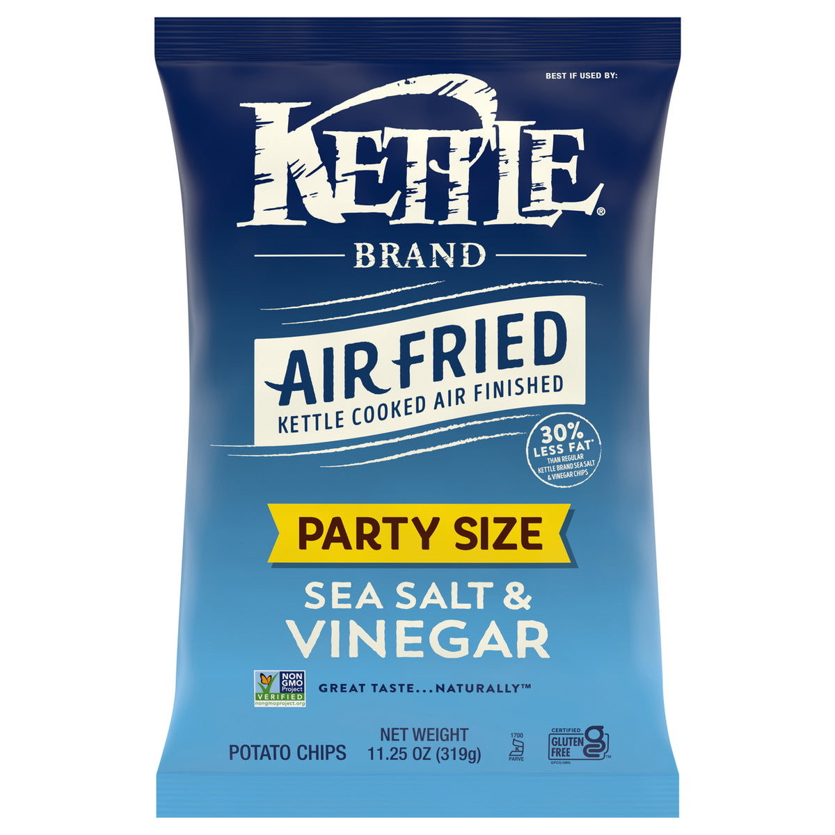 Kettle Brand - Chips Air Fry Ssalt Vngr - CS of 9-11.25 OZ