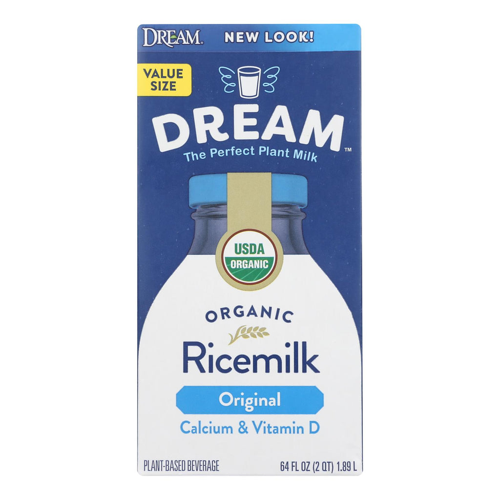 Rice Dream Original Rice Drink - Enriched Organic - Case of 8 - 64 Fl oz.