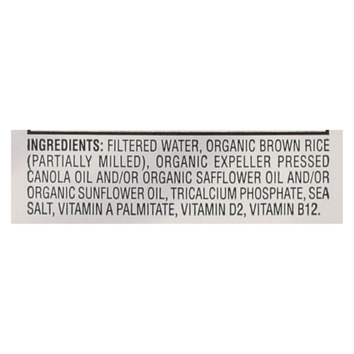 Rice Dream Original Rice Drink - Enriched Organic - Case of 8 - 64 Fl oz.
