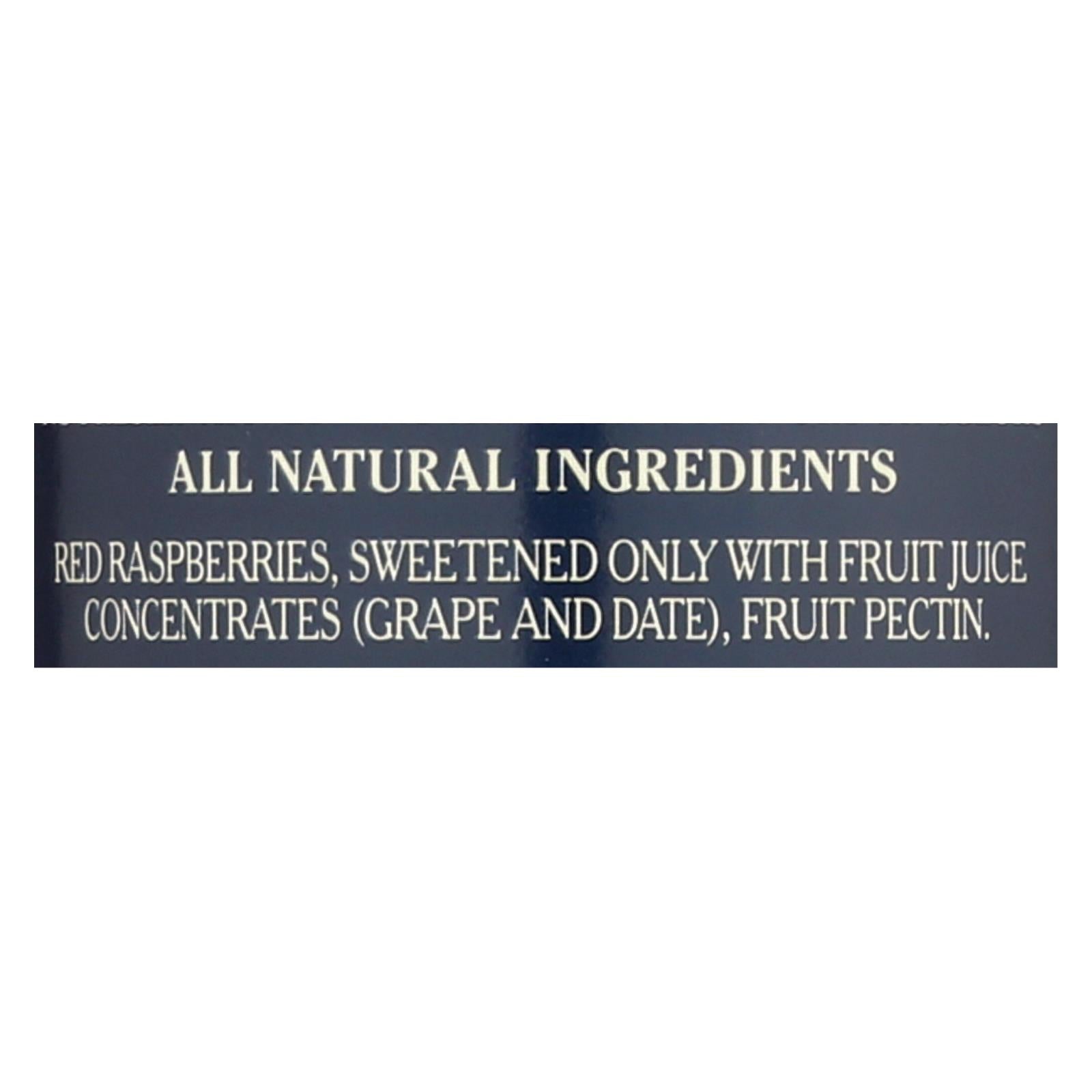 St Dalfour Fruit Spread - Deluxe - 100 Percent Fruit - Red Raspberry - 10 oz - Case of 6