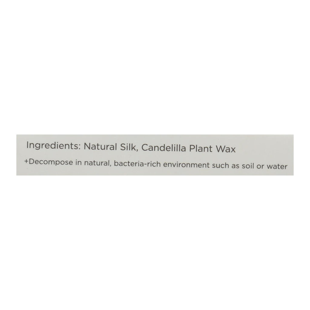 Radius - Floss - Silk - Waxed - Round - Unflavored - 33 yd - Case of 6