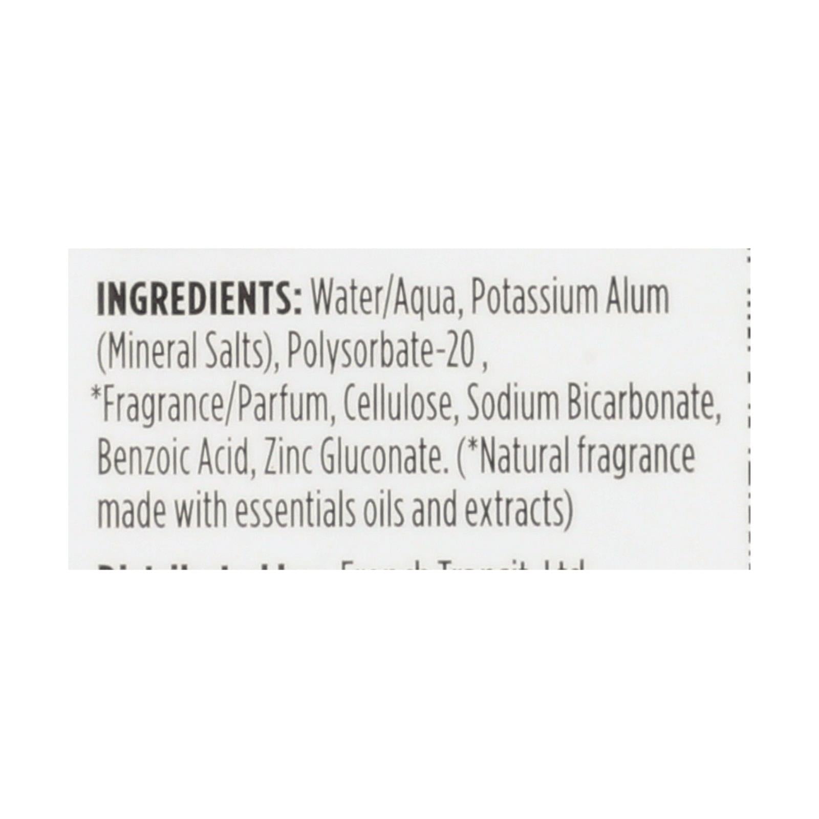 Crystal Essence Mineral Deodorant Roll-On Chamomile and Green Tea - 2.25 fl oz