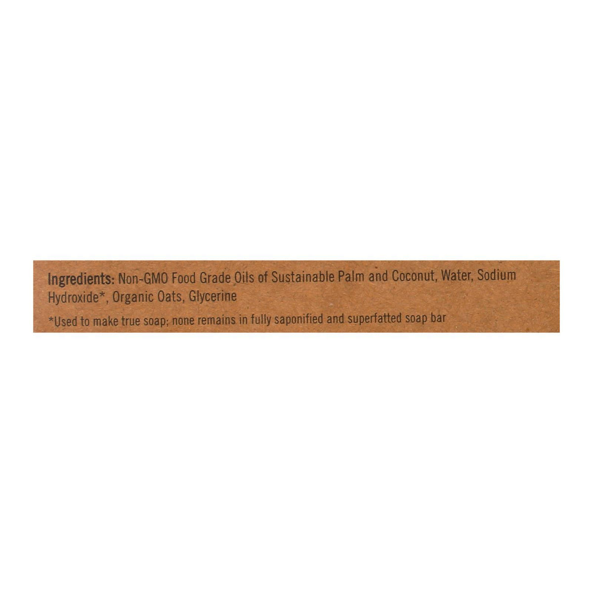 Sappo Hill Natural Oatmeal Glycerine Soap Fragrance Free - 3.5 oz - Case of 12