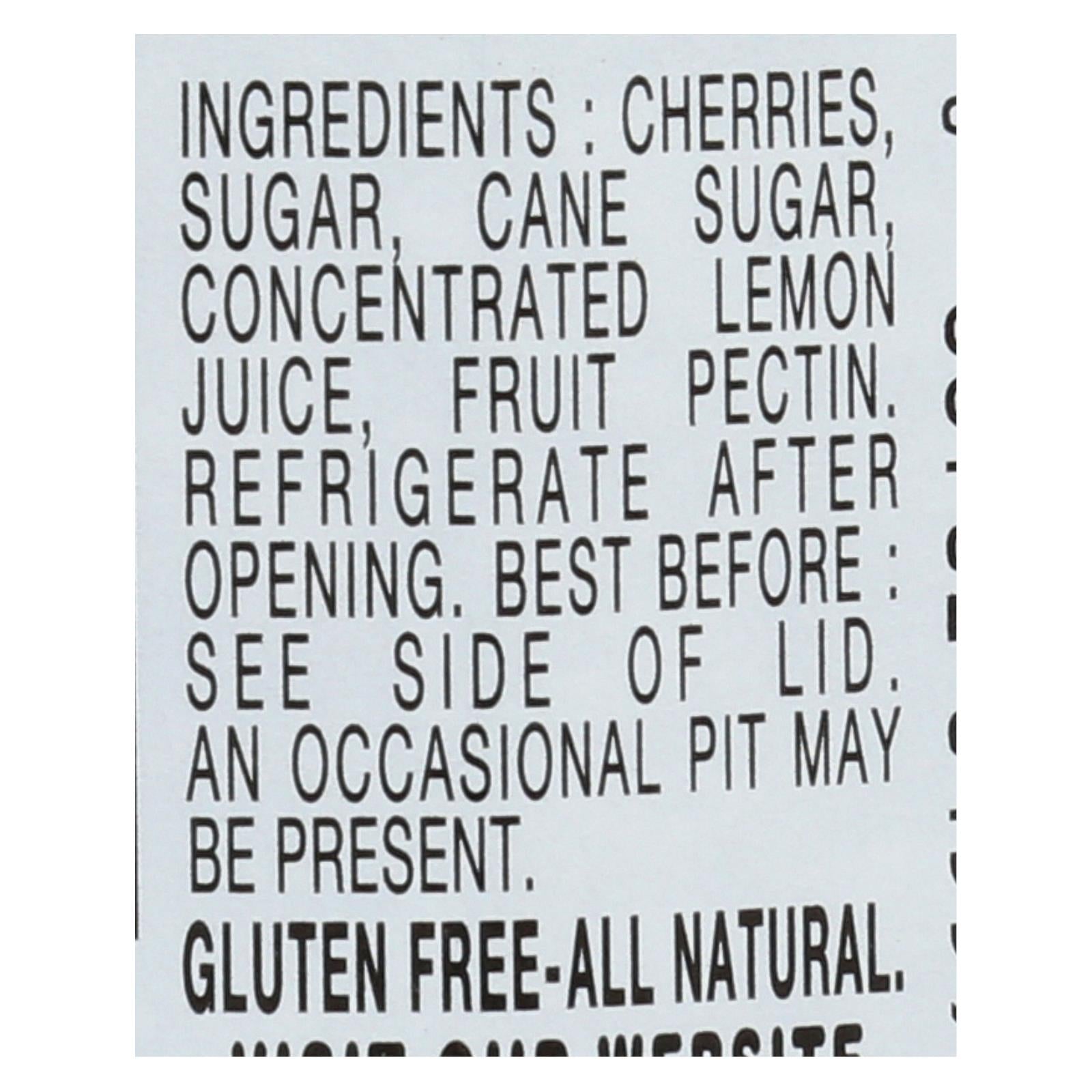 Bonne Maman Black Cherry Conserve - Case of 6 - 13 oz.