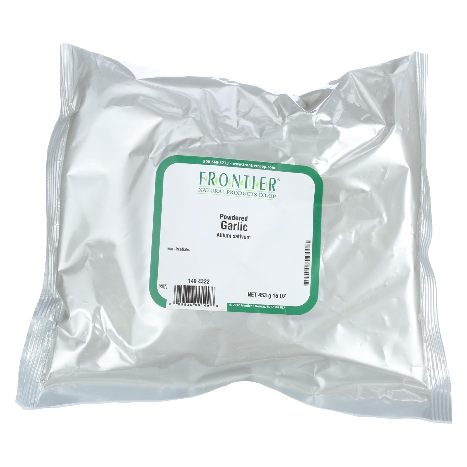 Frontier Herb Garlic Powder - Single Bulk Item - 1LB
