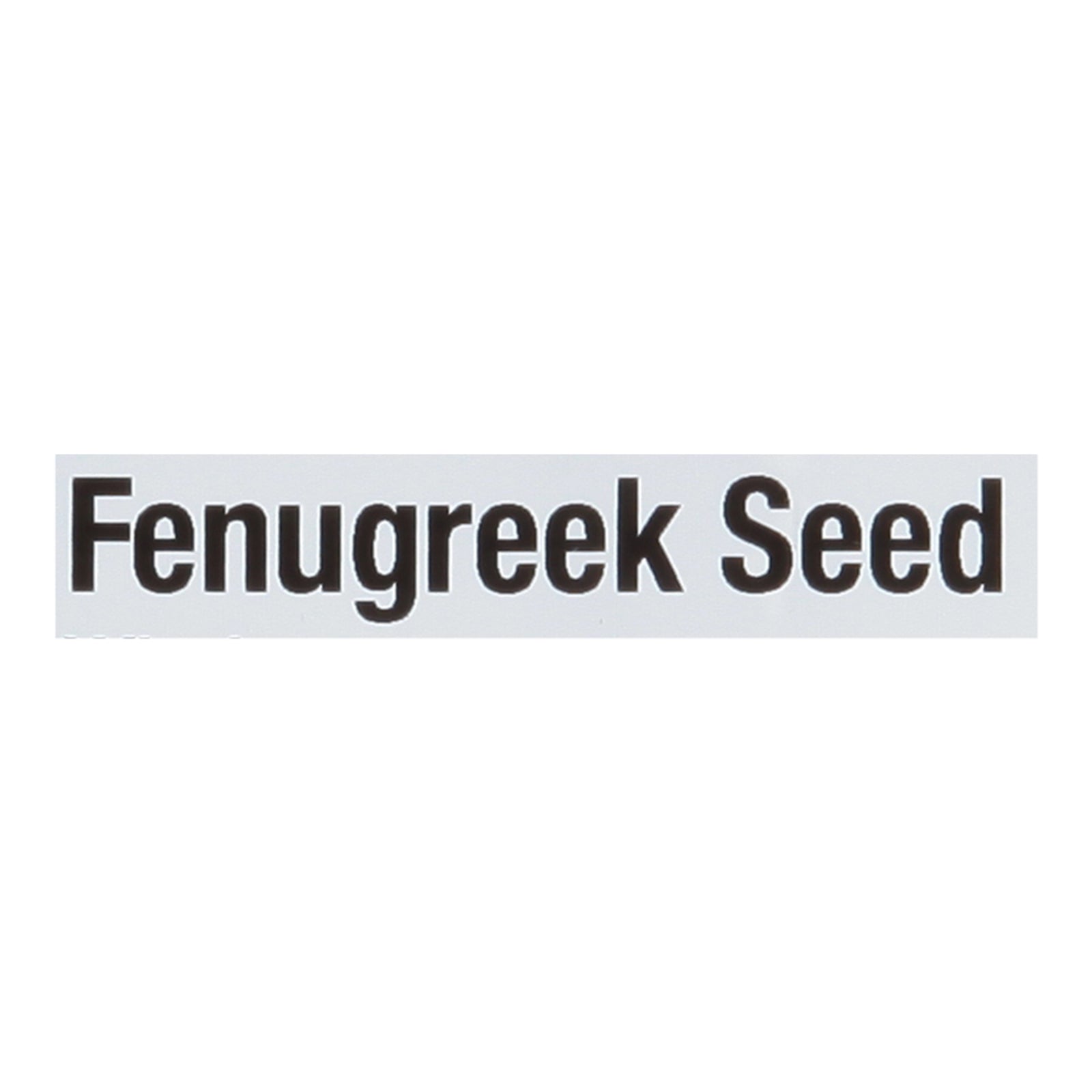 Frontier Herb Fenugreek Seed Organic Whole - Single Bulk Item - 1LB