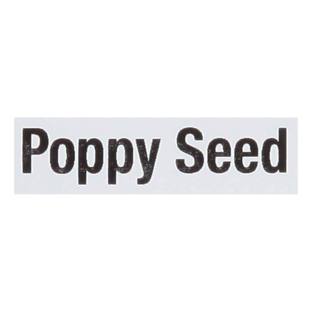 Frontier Herb Poppy Seed Organic Whole - Single Bulk Item - 1LB