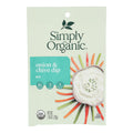 Simply Organic Onion and Chive Dip Mix - Case of 12 - 1 oz.