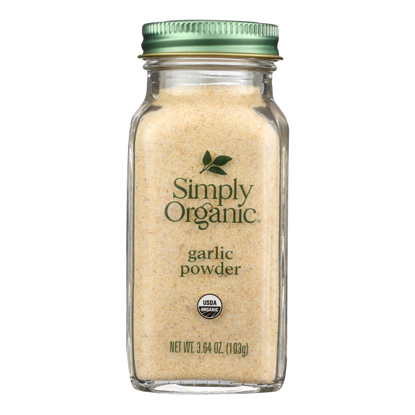 Simply Organic Garlic Powder - Case of 6 - 3.64 oz.