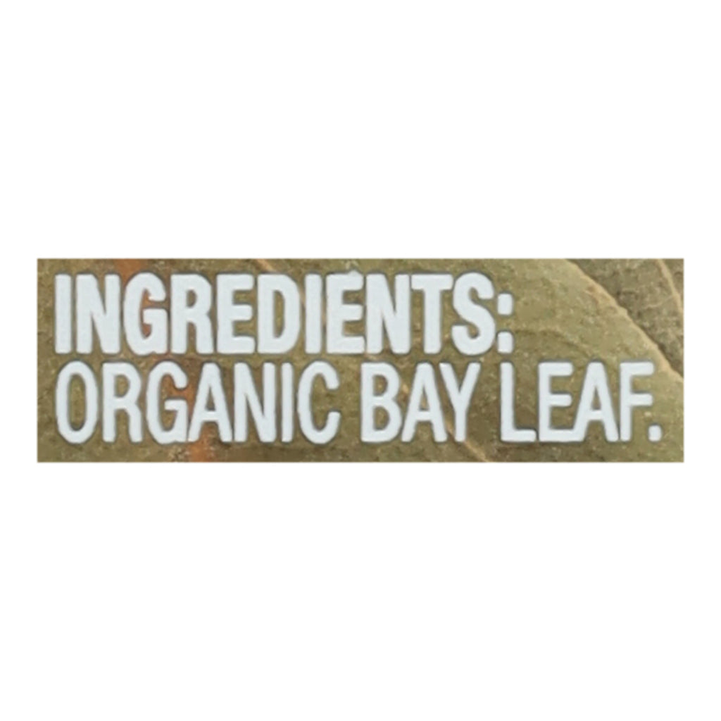 Simply Organic - Bay Leaf Organic - Case of 6 - 0.14 Ounces