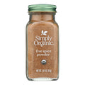 Simply Organic Five Spice Powder - Case of 6 - 2.01 oz.