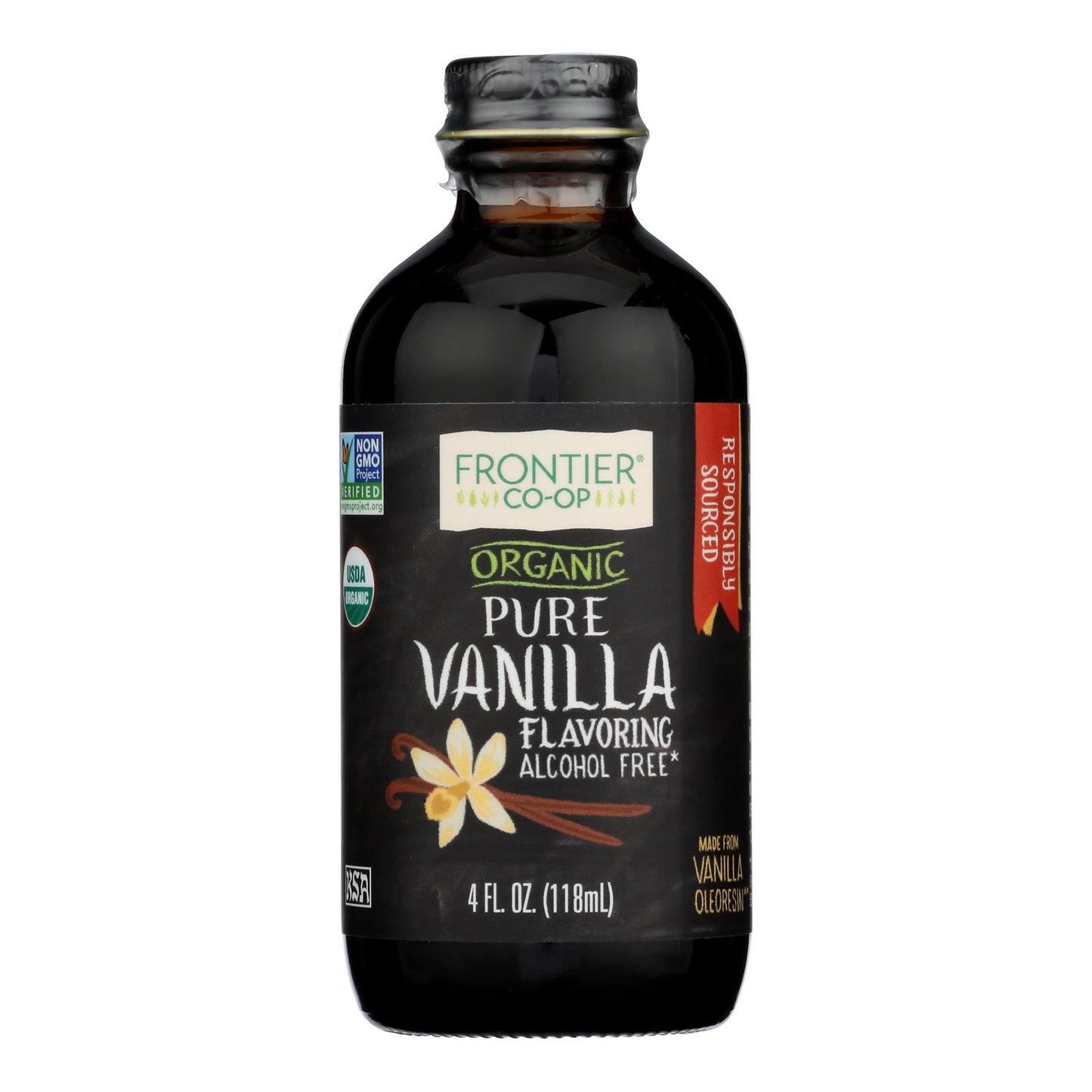 Frontier Herb Vanilla Flavoring - Organic - 4 oz