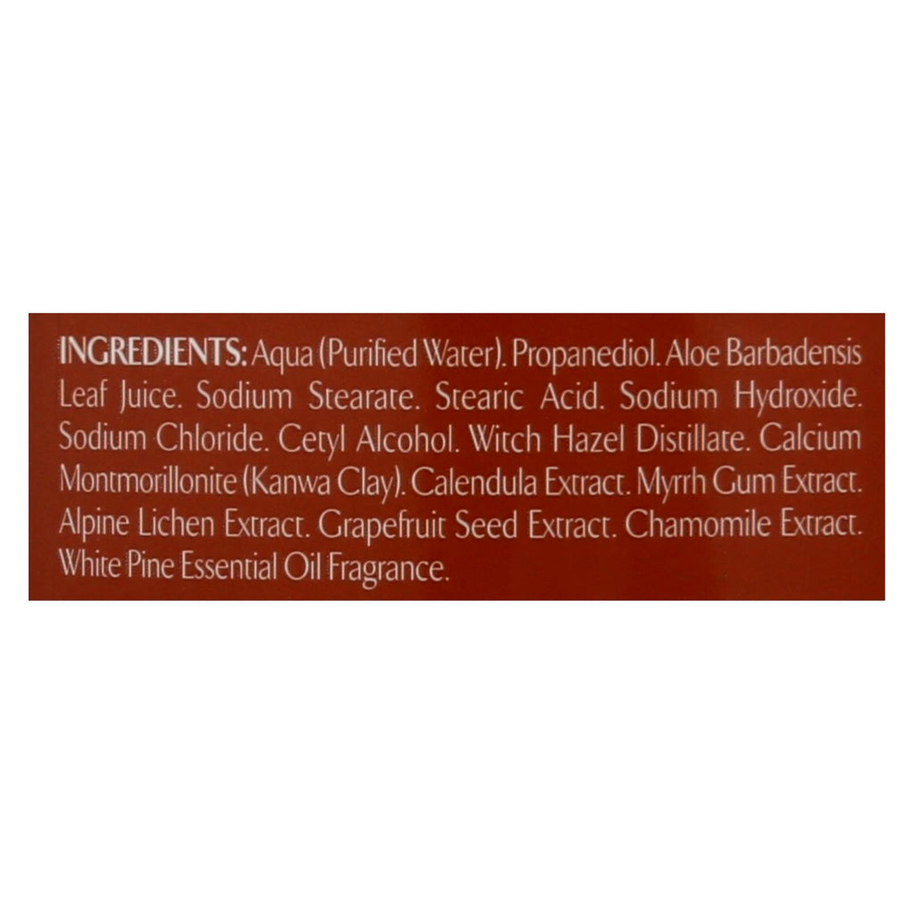 Zion Health Claydry Silk Deodorant - White Pine - 2.5 oz