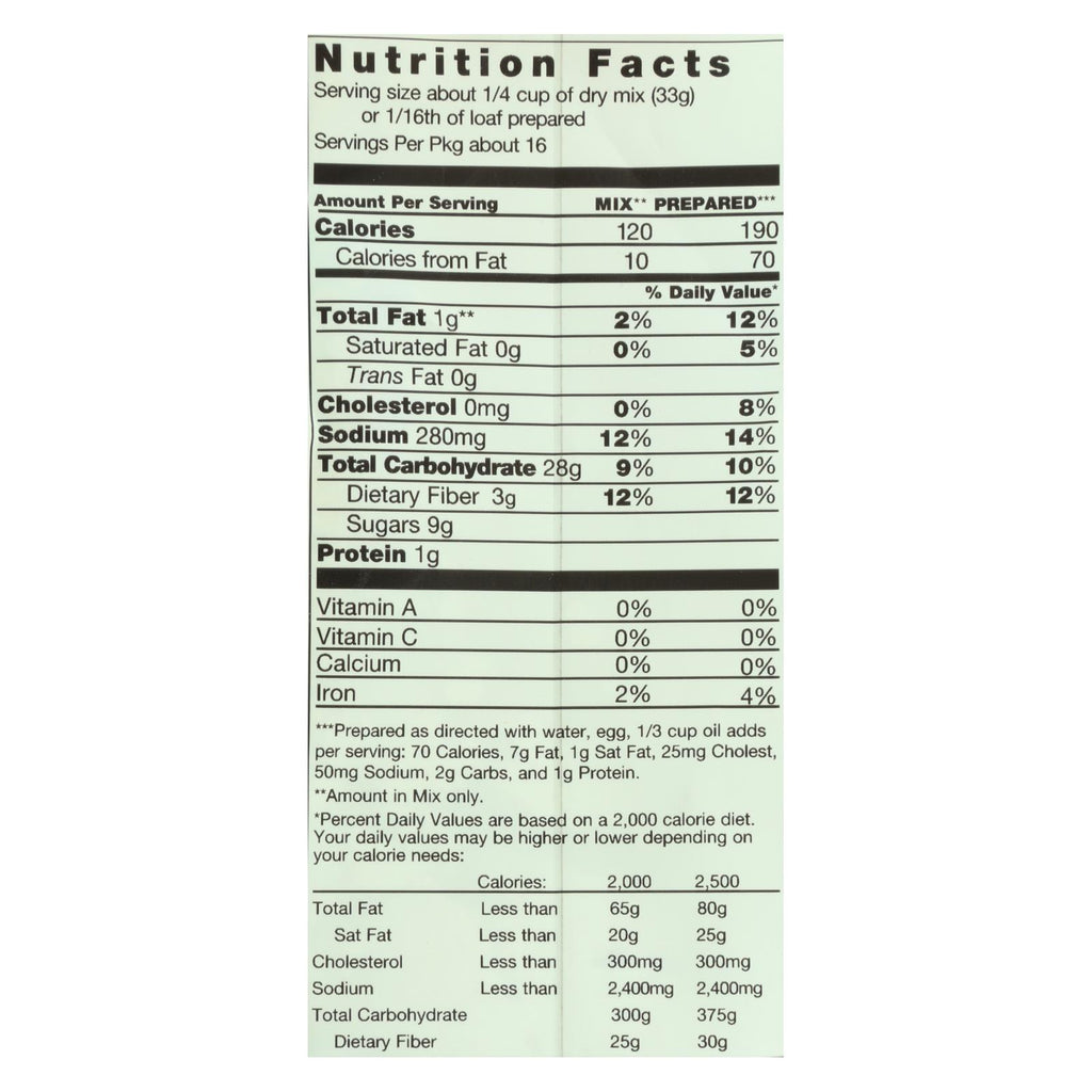 Pamela's Products - Amazing Wheat Free Bread - Mix - Case of 6 - 19 oz.