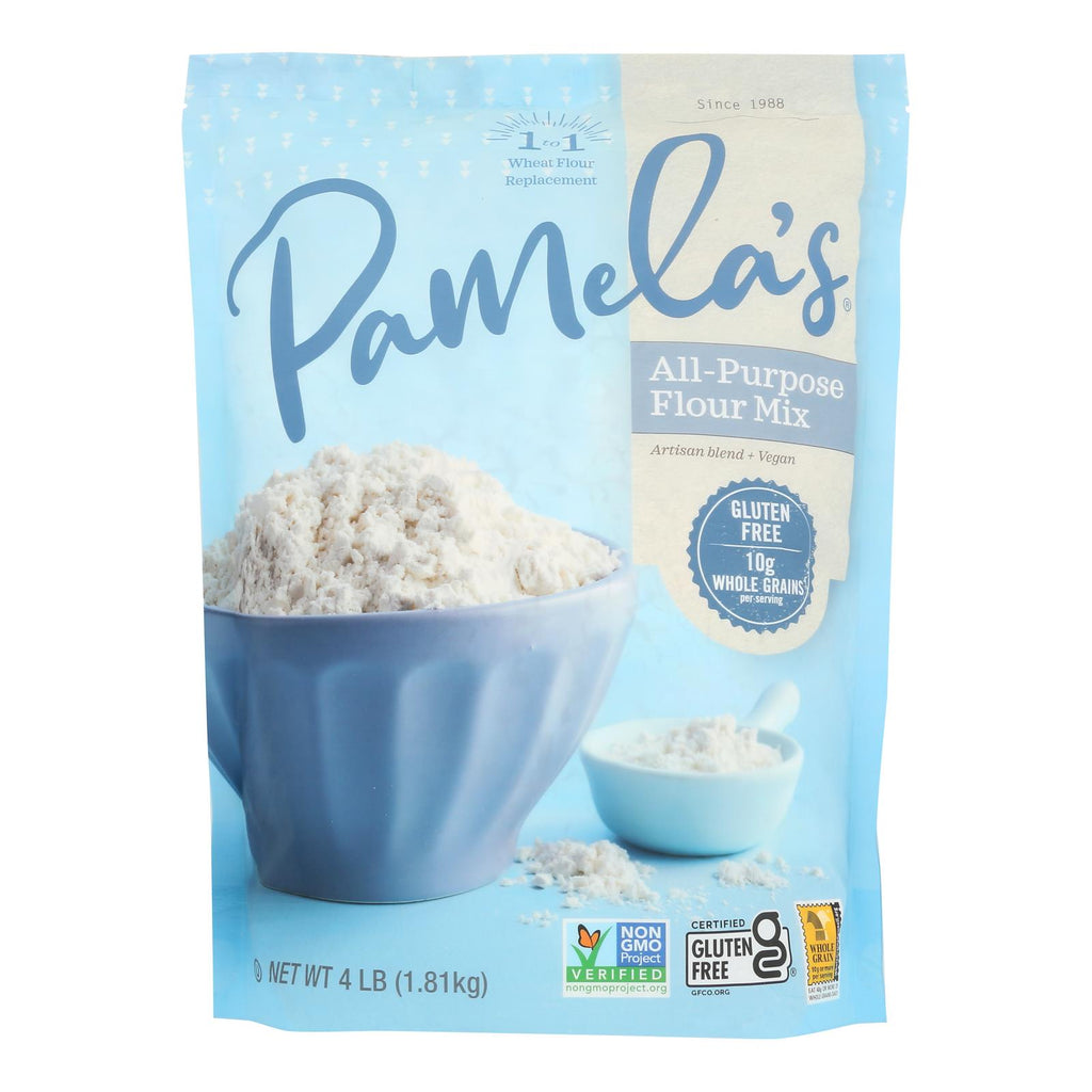 Pamela's Products - All-Purpose Artisan Blend - Flour - Case of 3 - 4 lb.